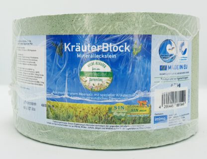 Kräuter Block Mineralleckstein